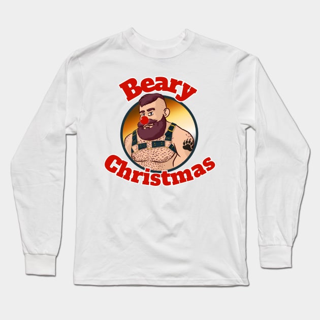 gay bear christmas funny Long Sleeve T-Shirt by Sgrel-art